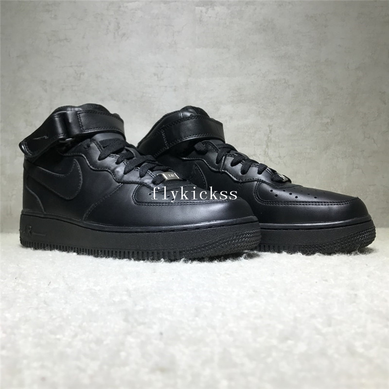 Nike Air Force 1 High Top All Black